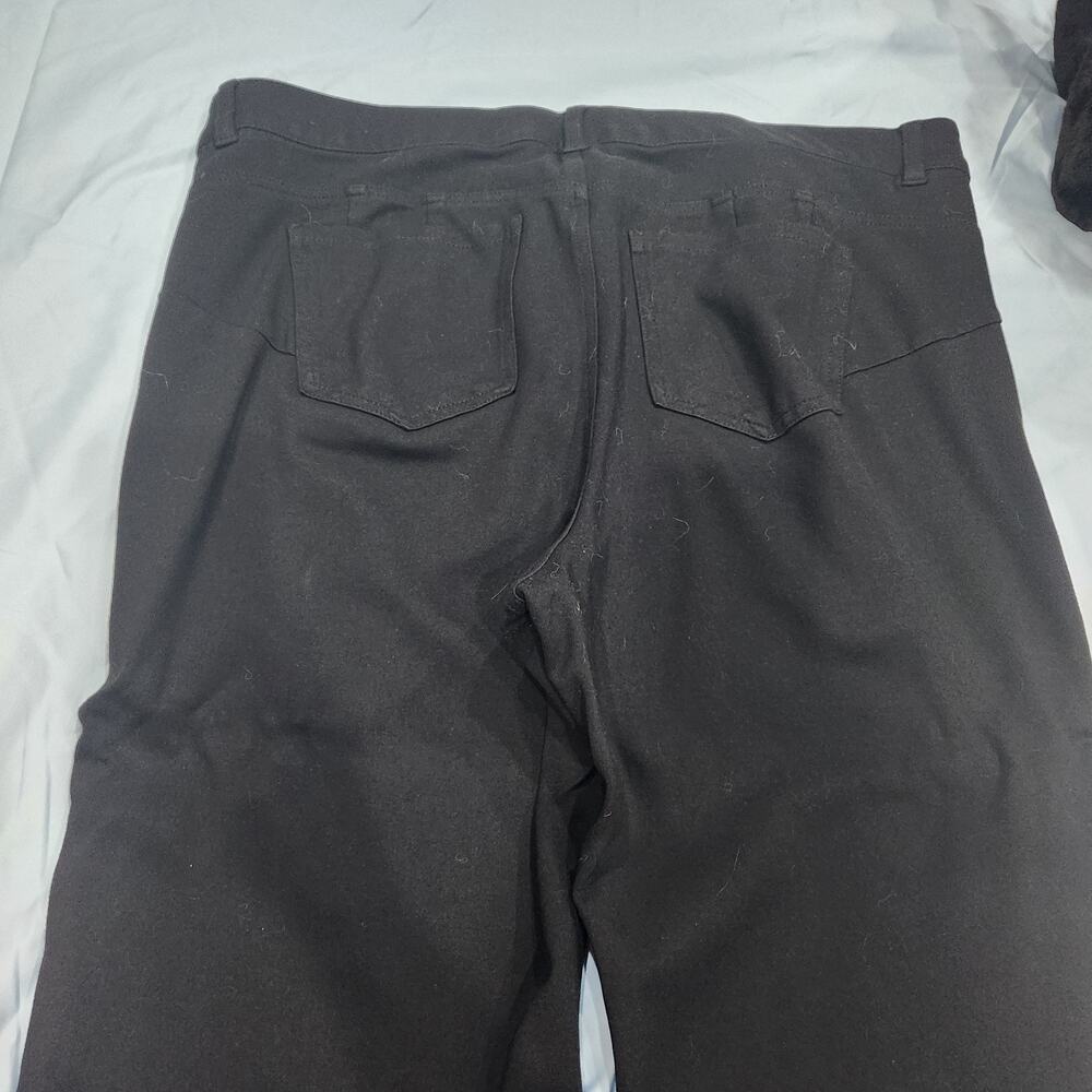 2 PAIR Torrid Bombshell Boot Ponte Pants 22R Black Bootcut Plus Size - Picture 3 of 10